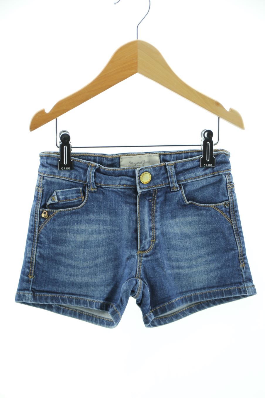 Short en jean Mayoral de la taille 4 ans de denim de seconde main