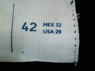 Vaqueros de Springfield de la talla 42, de color negro de ropa vaquera