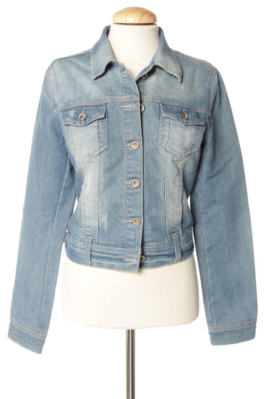 Blouson PERCENTIL de la taille S de couleur bleu de denim