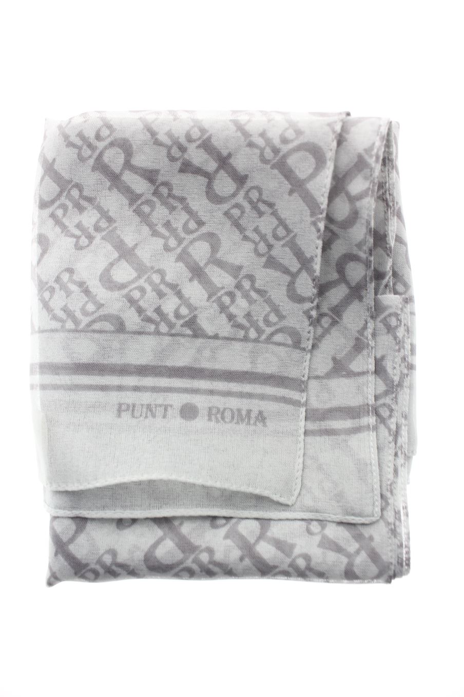Foulard Punt roma de la taille Taille unique, de couleur gris