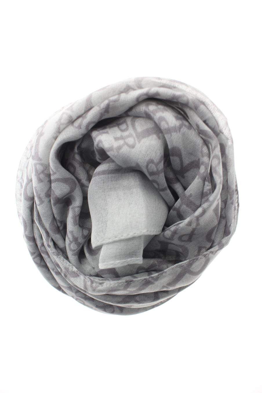 Foulard Punt roma de la taille Taille unique, de couleur gris
