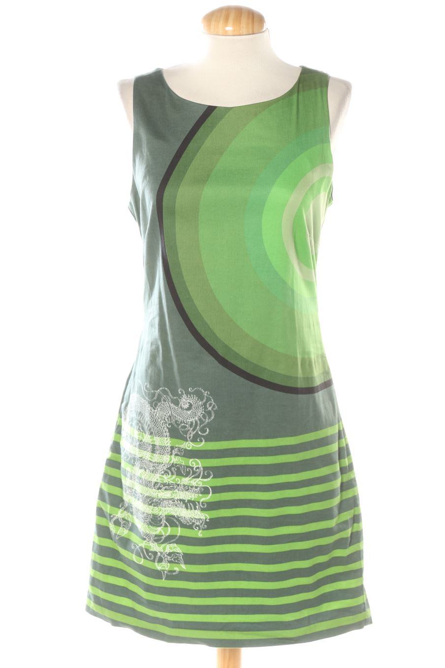 Robe casual Desigual de la taille 38, de couleur imprimés