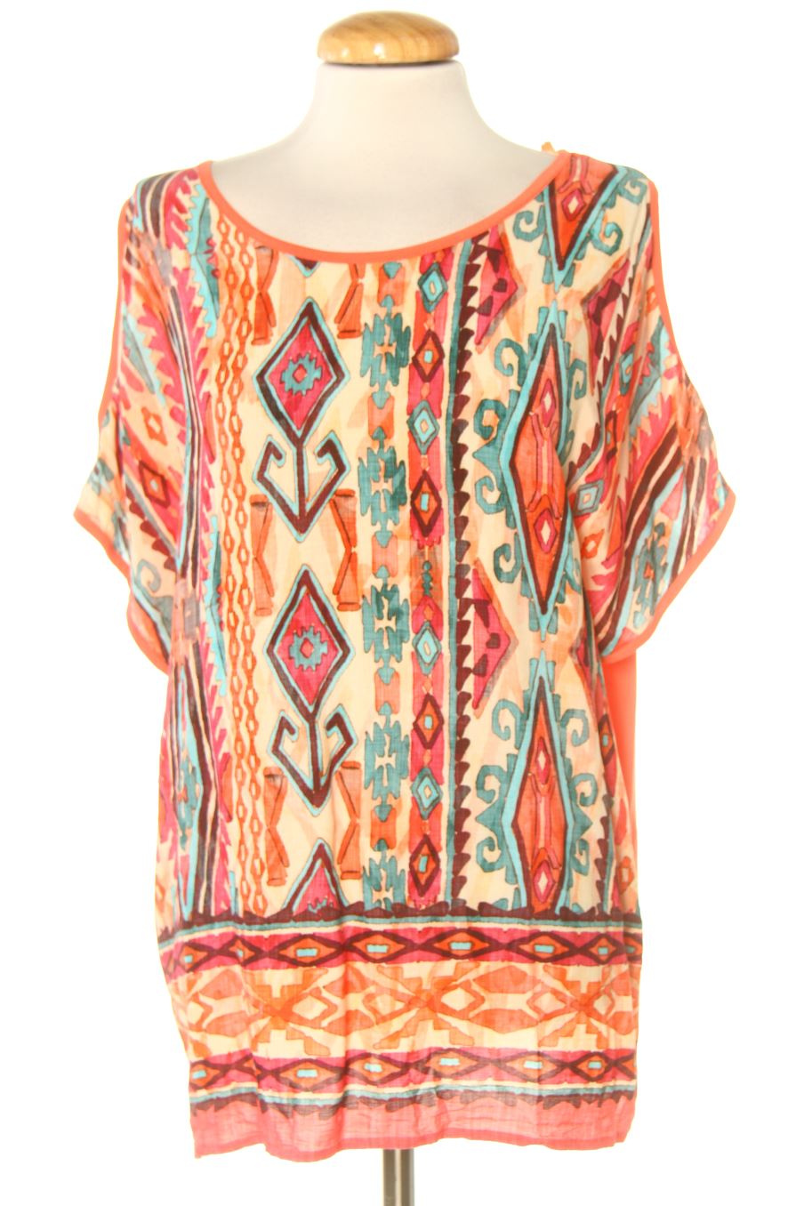 Blouse à manches courtes PERCENTIL de la taille XL, de couleur imprimés