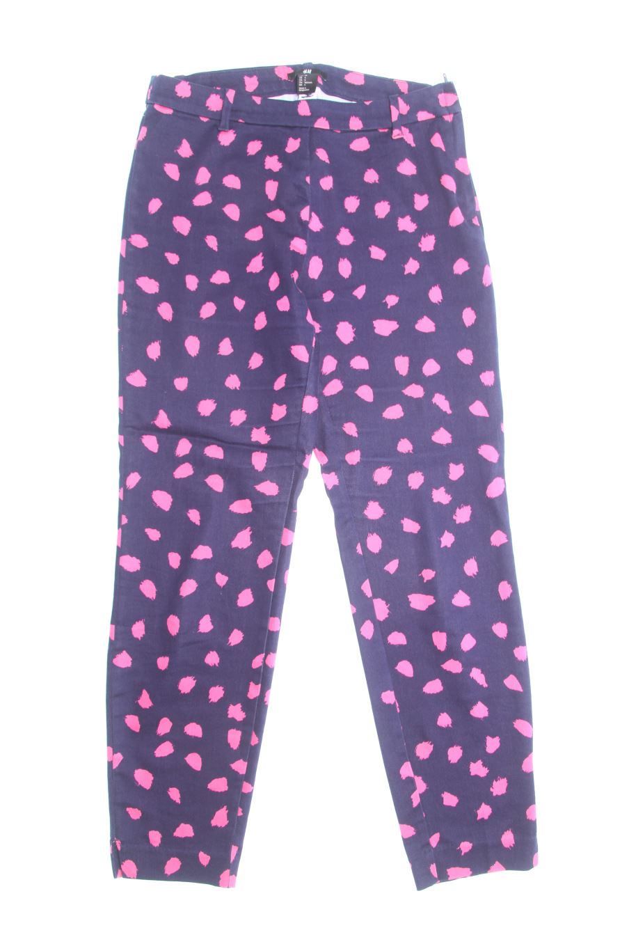 Pantalon H&M de la taille 34, de couleur bleu marine