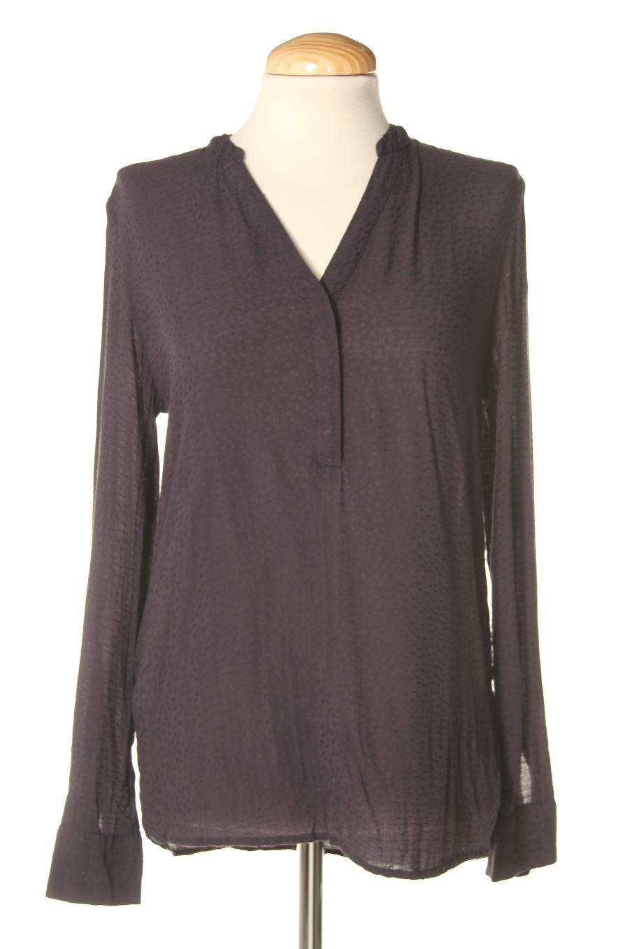 Blouse à manches longues Mango de la taille XS, de couleur bleu