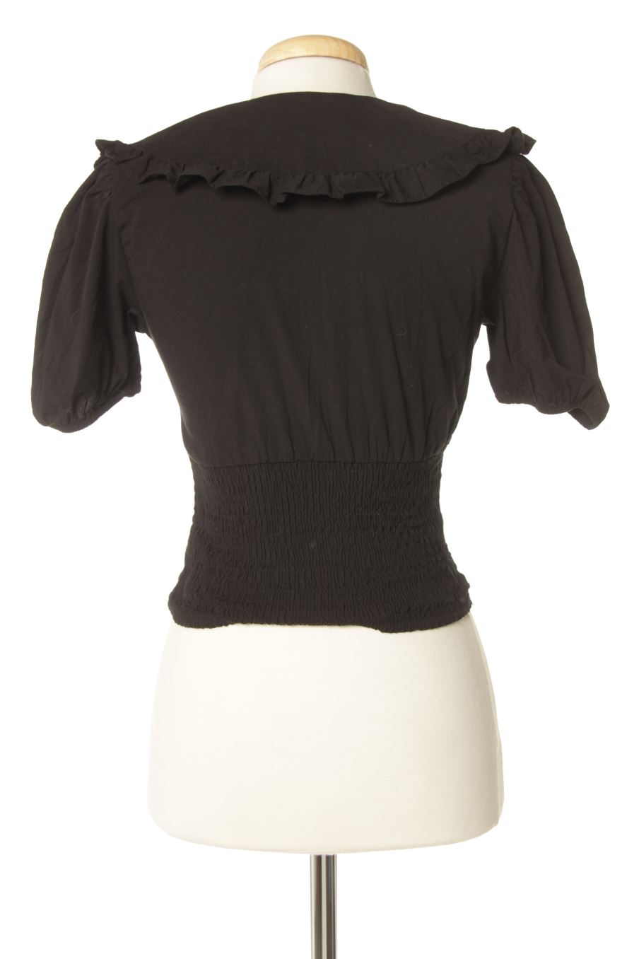 Blusa de manga corta de Stradivarius de la talla S, de color negro