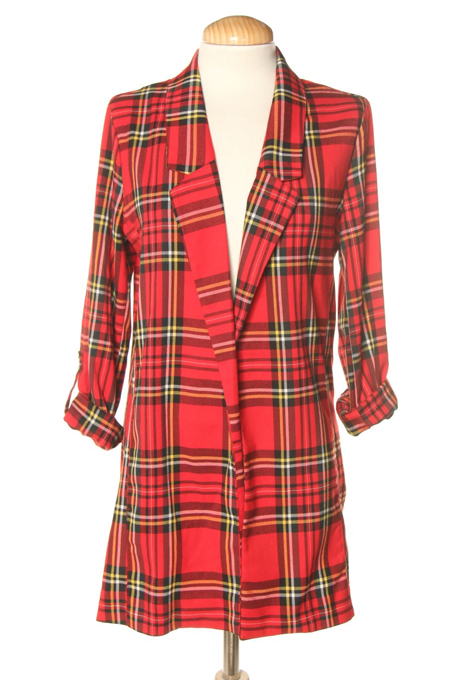 Blazer rouge stradivarius deals