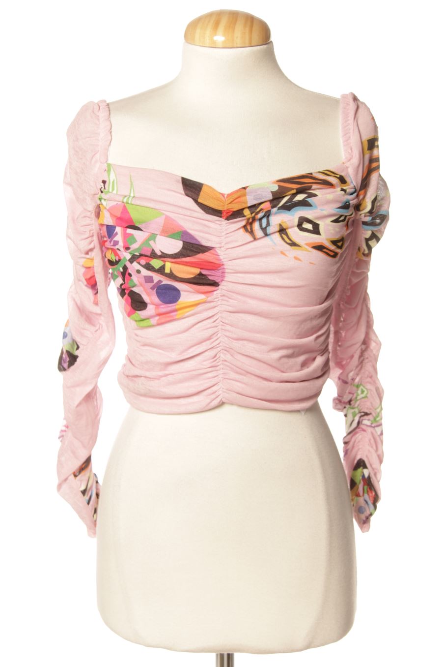 Blusa de manga larga de Desigual de la talla M, de color estampado