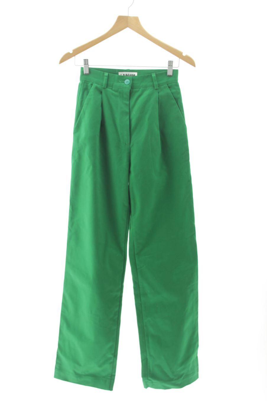 Pantalon Laagam de la taille 32, de couleur vert
