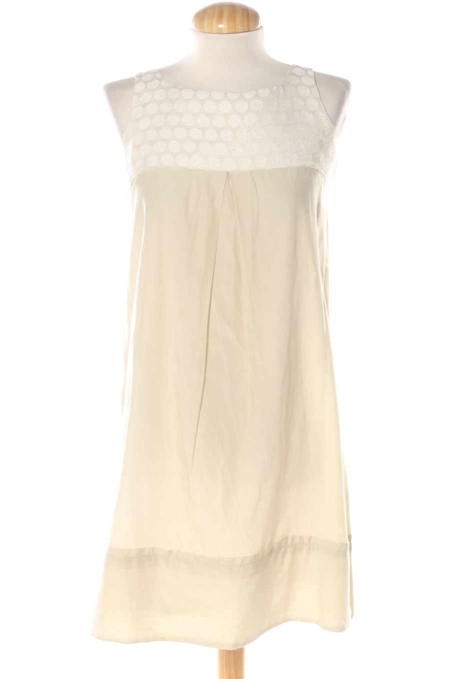 Vestido casual de Promod de la talla S, de color beige