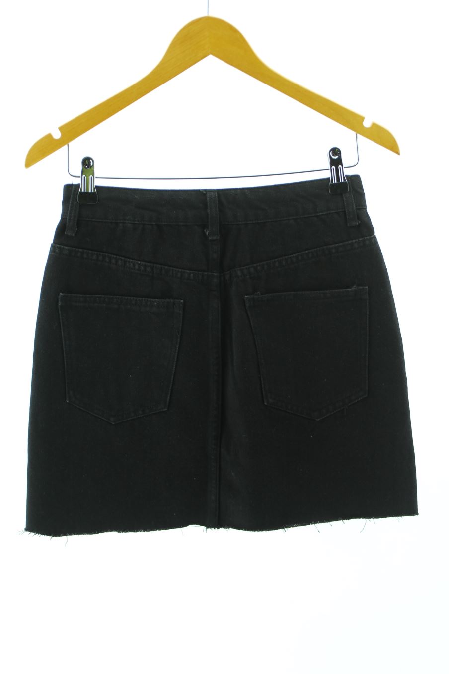 Jupe Bershka de la taille 36, de couleur noir de denim