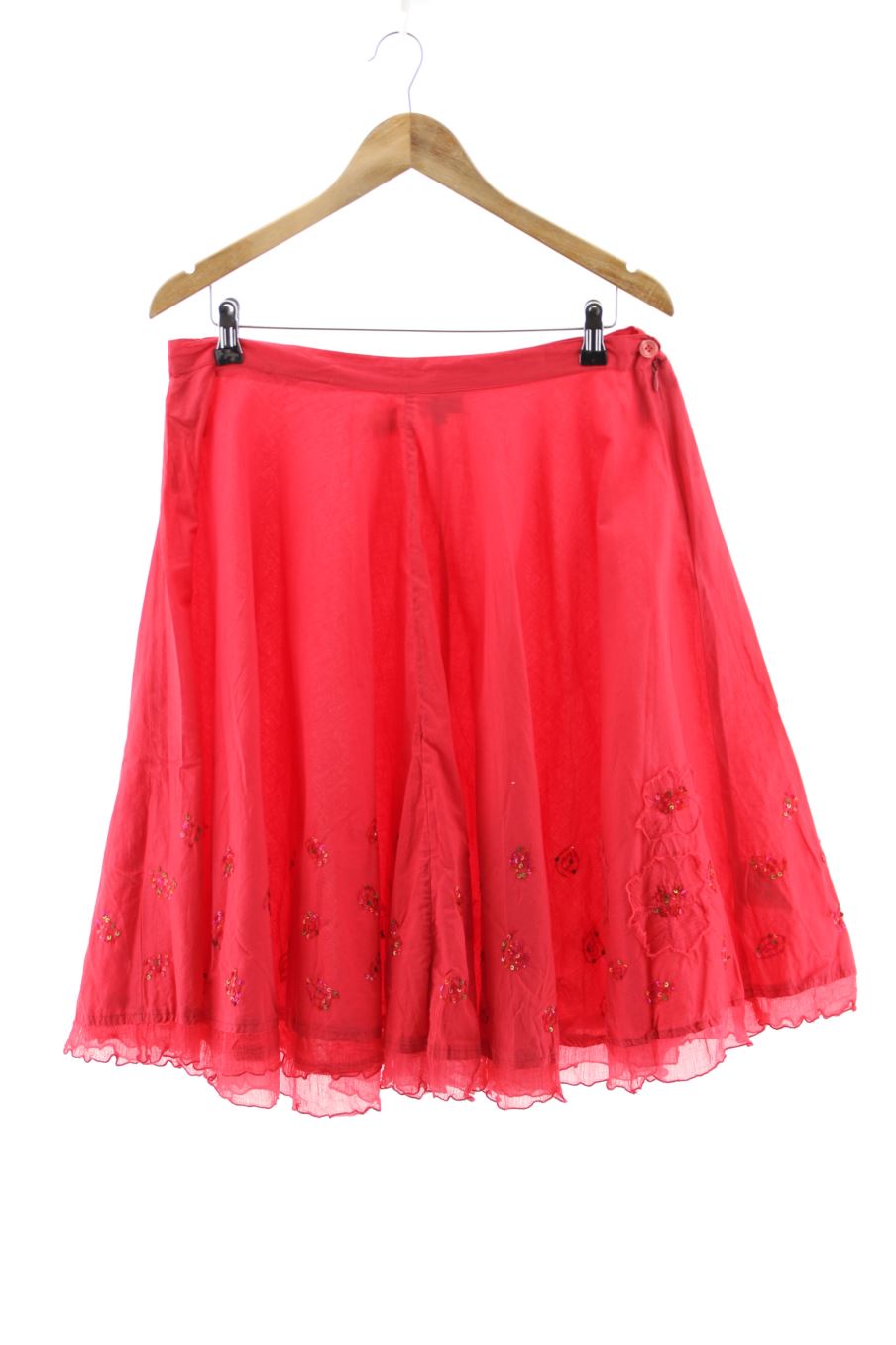 Jupe Naf Naf de la taille 42, de couleur rose