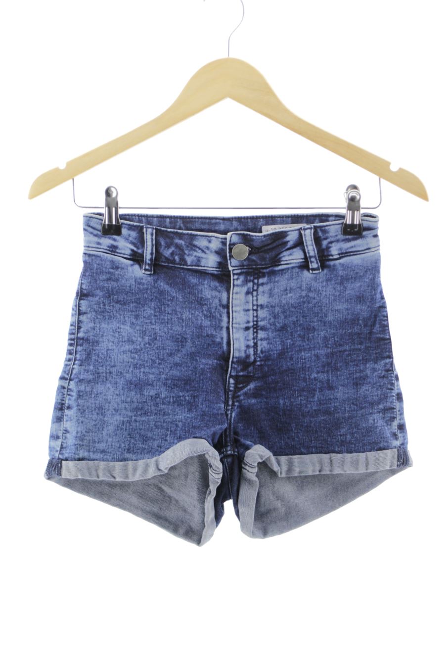 Shorts H&M de la taille 36, de couleur bleu de denim