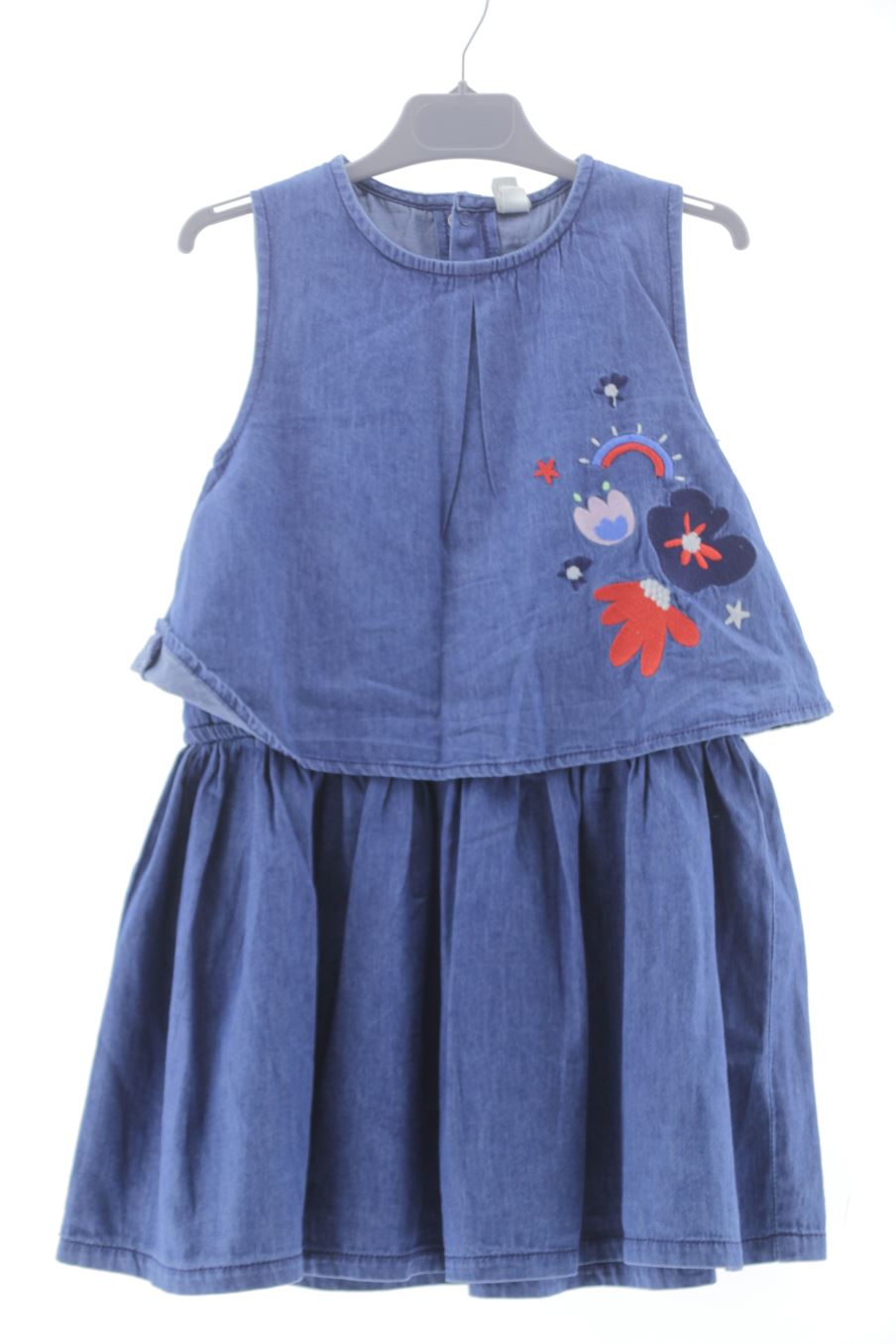 Mit Etikett Tuc Tuc Aufwändiges Kleid Größe 104 aus Denim