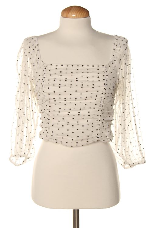 Blusa a maniche lunghe