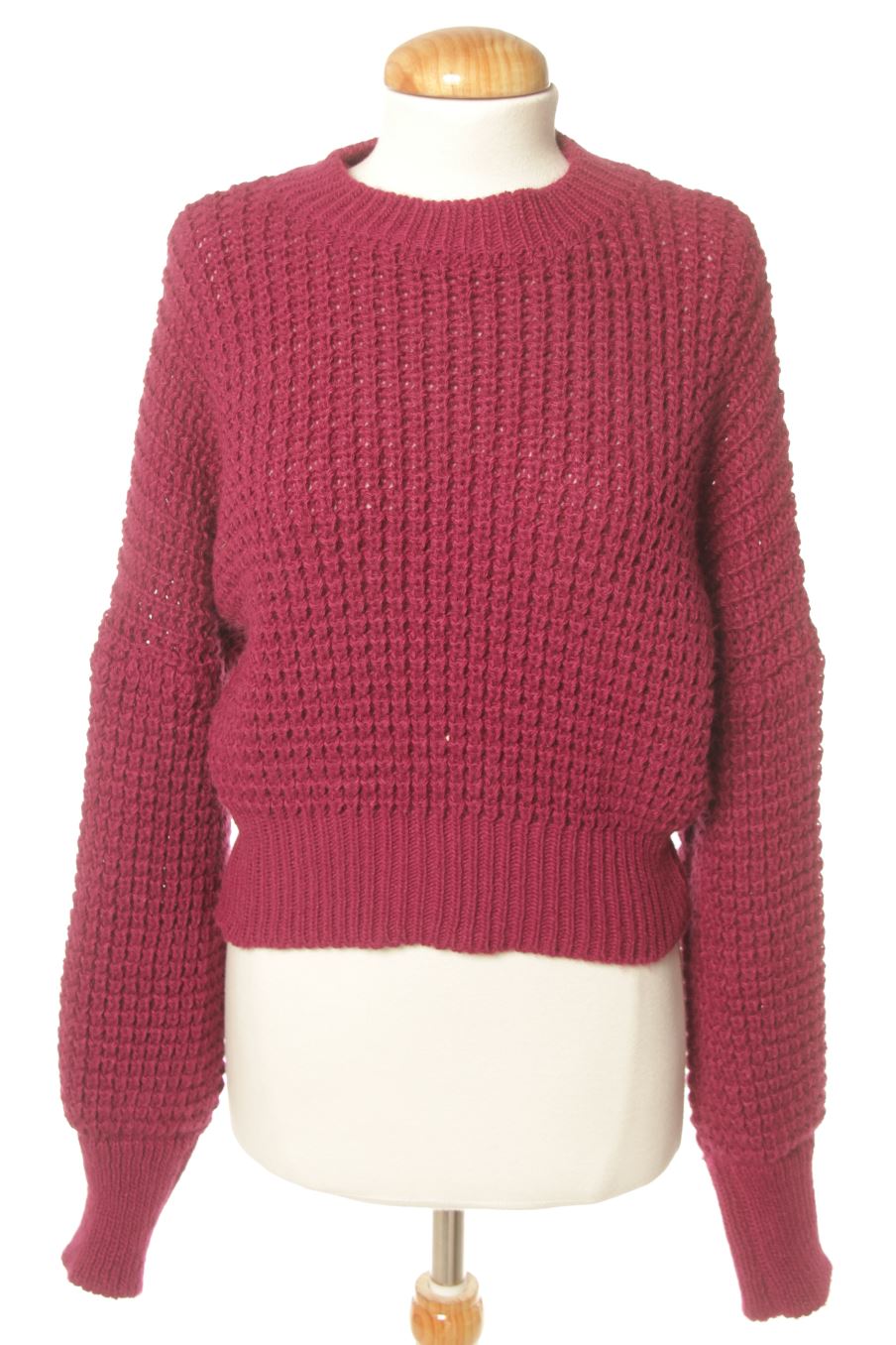 Pull Made in italy de la taille M, de couleur bordeaux
