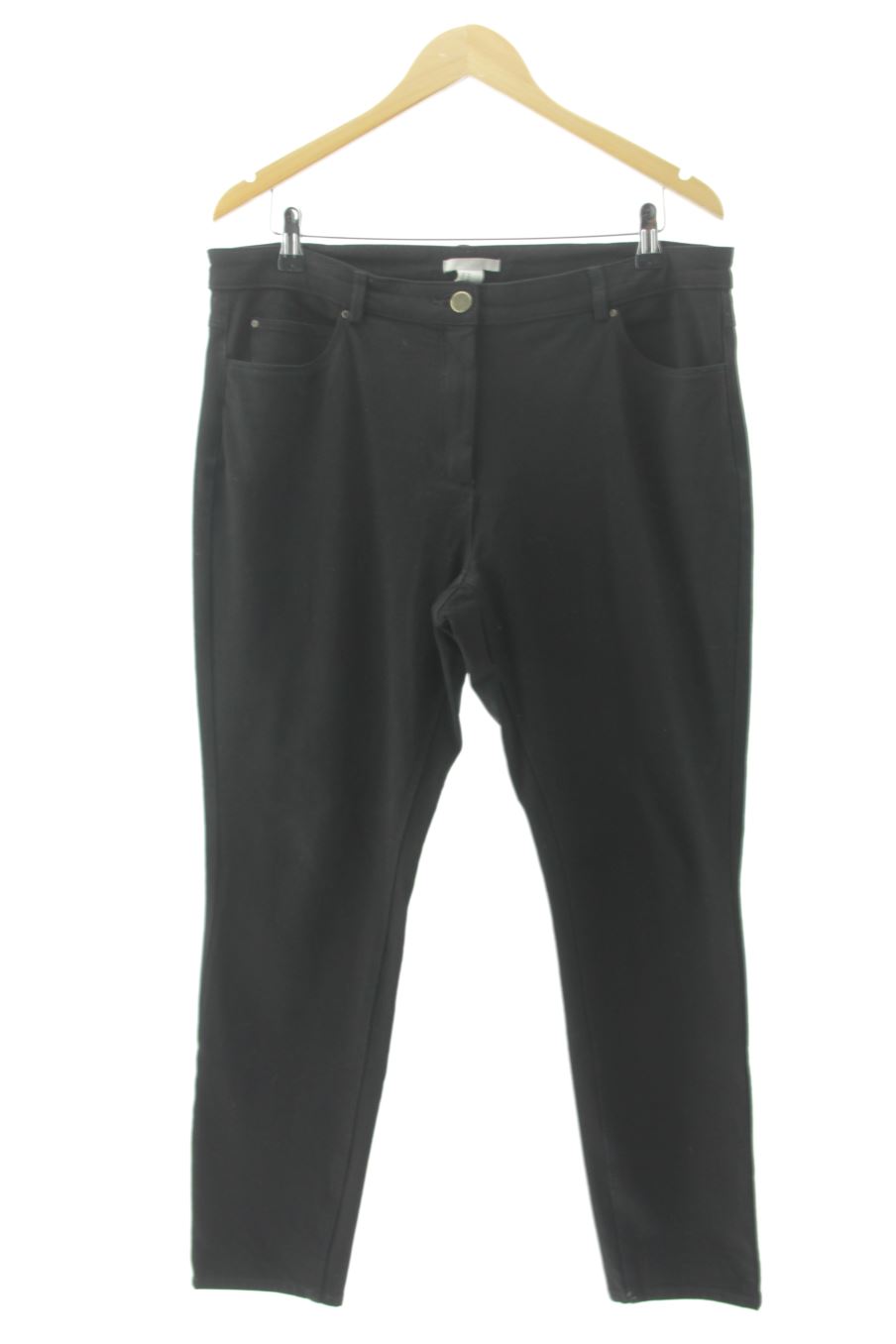 Vaquero de H&M de la talla 46, de color negro de ropa vaquera