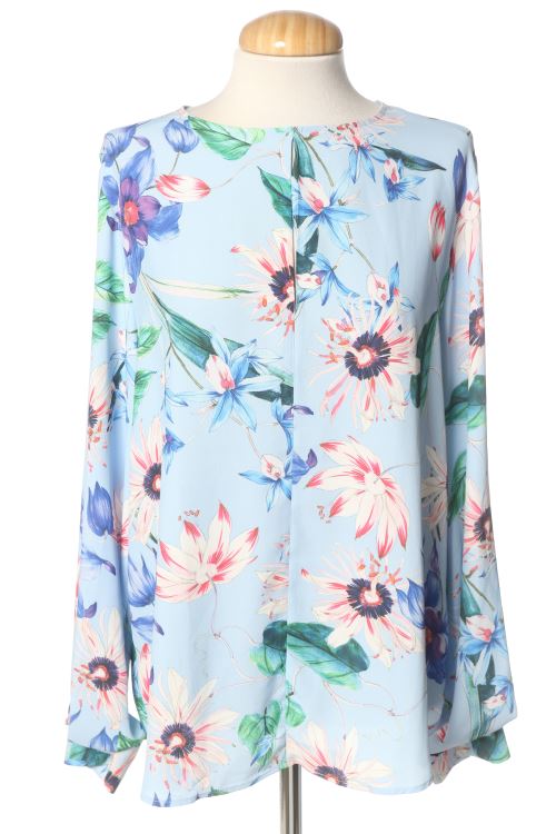 Blusa a maniche lunghe