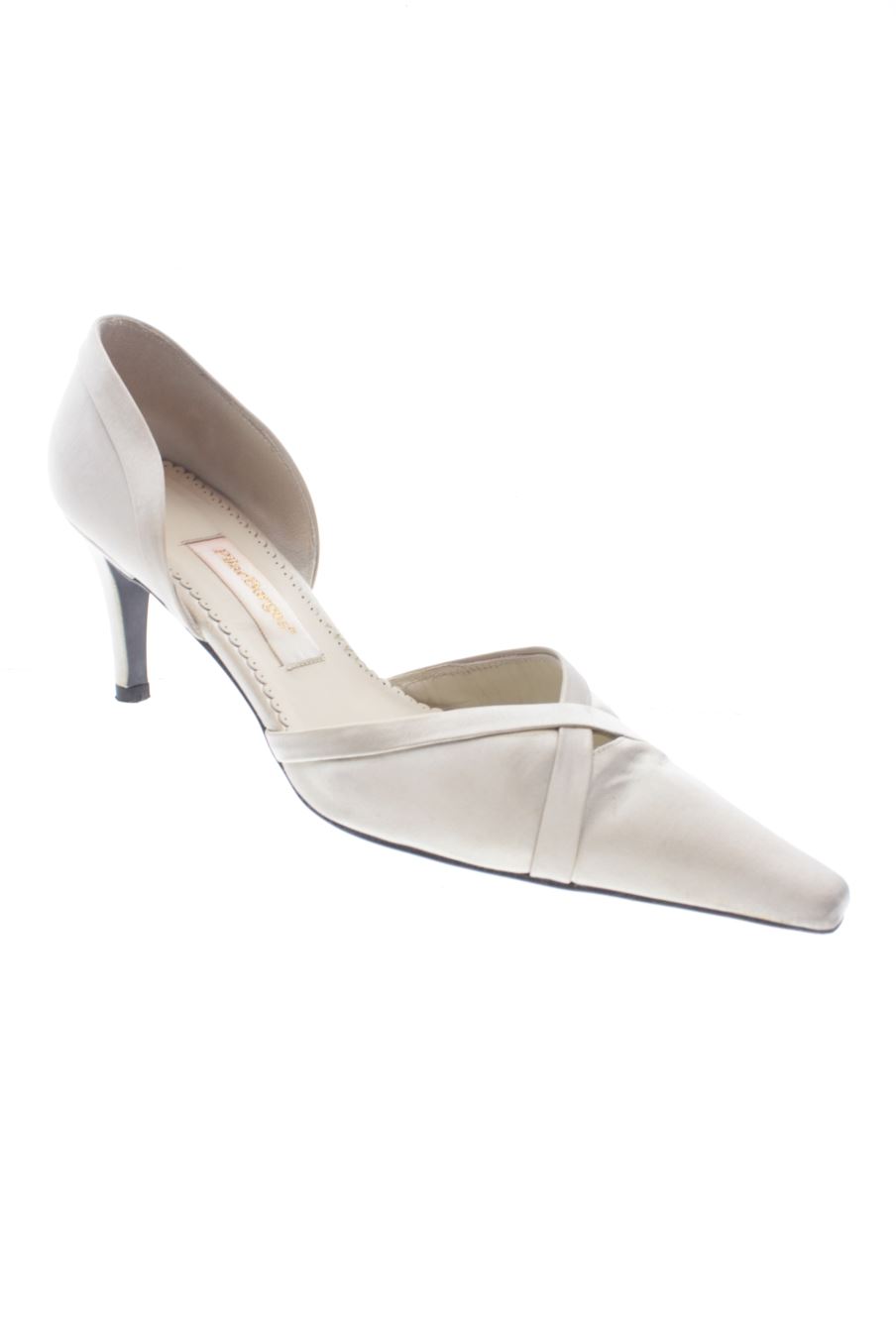 Schuhe mit Absatz von Pilar Burgos in der Grösse 39, in der Farbe silbern aus