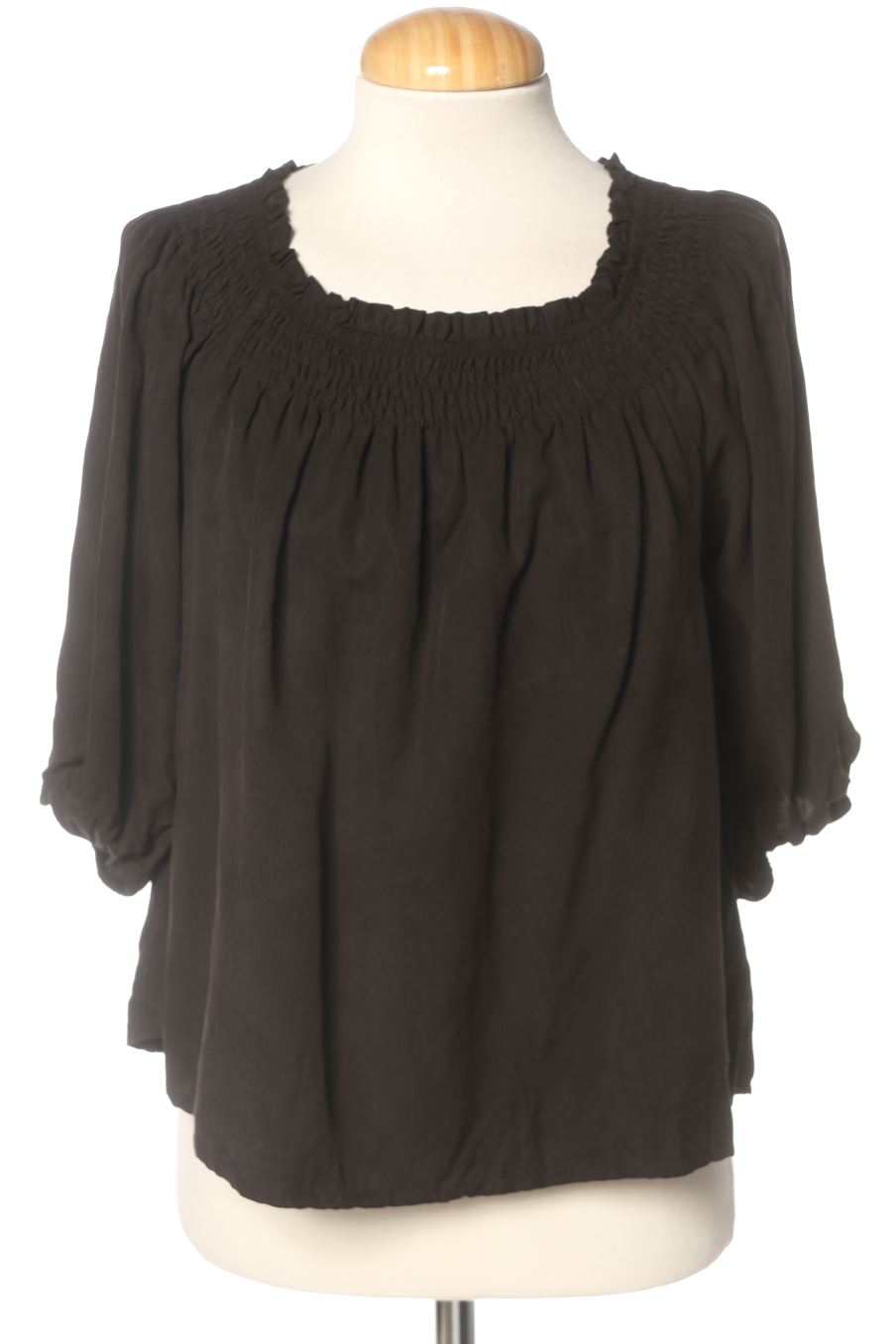 Blusa de manga corta de Superdry de la talla 38, de color negro
