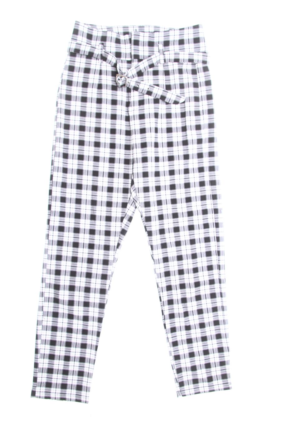 Pantalon Bershka de la taille 36, de couleur carreaux