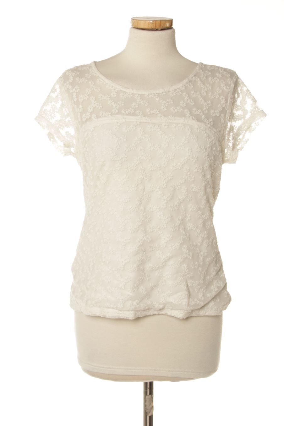 T-shirt Bréal Collection de la taille S, de couleur blanc