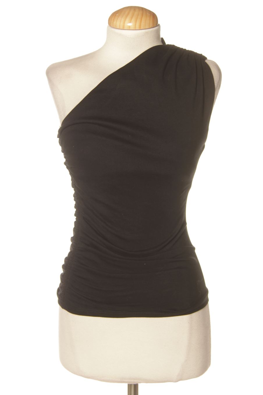 Top de Zara de la talla S, de color negro