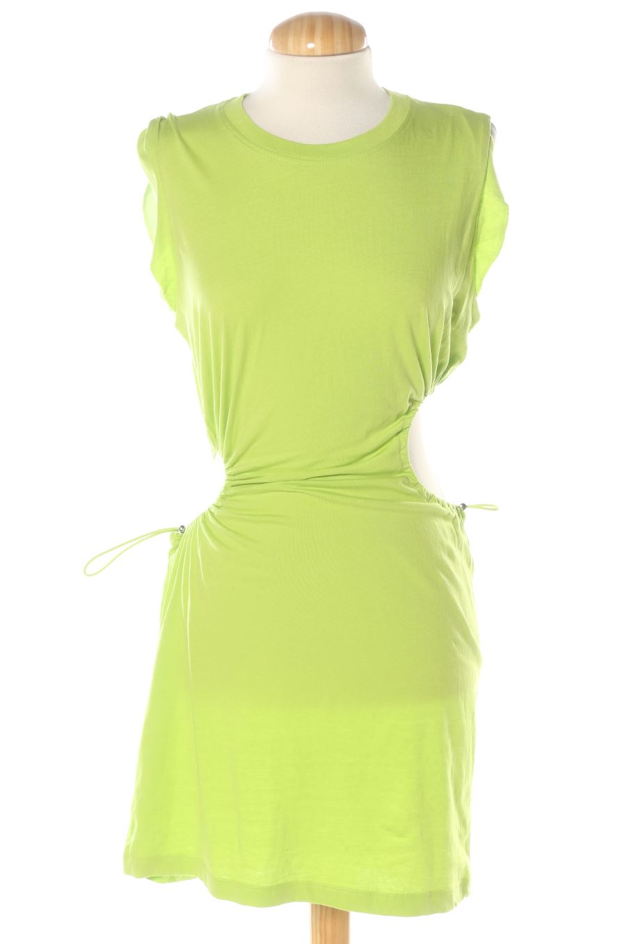 Robe casual Bershka de la taille S, de couleur vert