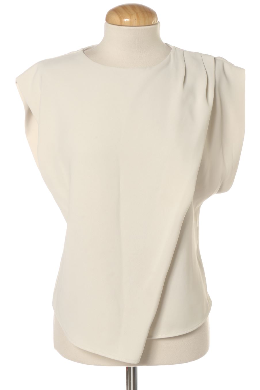Top de Zara de la talla S, de color blanco
