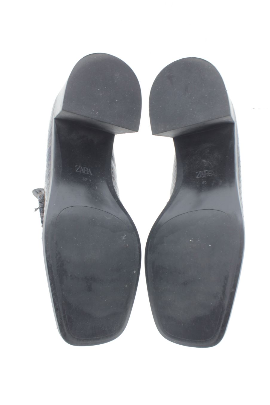 Zapatos de tacon de Zara de la talla 40, de color marrón de