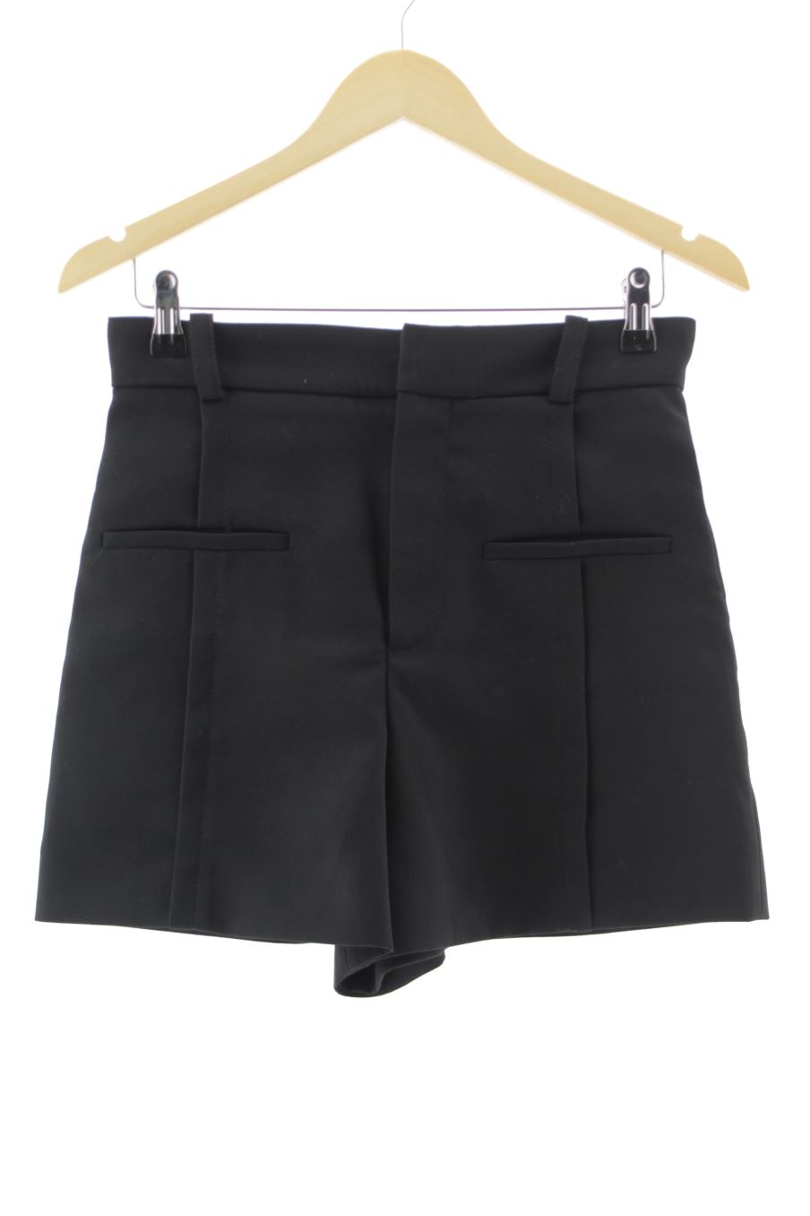 Shorts Zara de la taille S, de couleur noir
