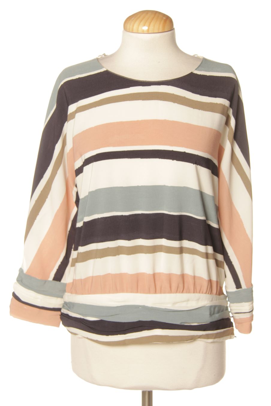 Langärmelige Bluse von Zara Größe XS, Farbe Gestreift, für