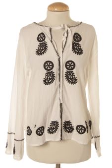 Langärmelige Bluse S Coconut