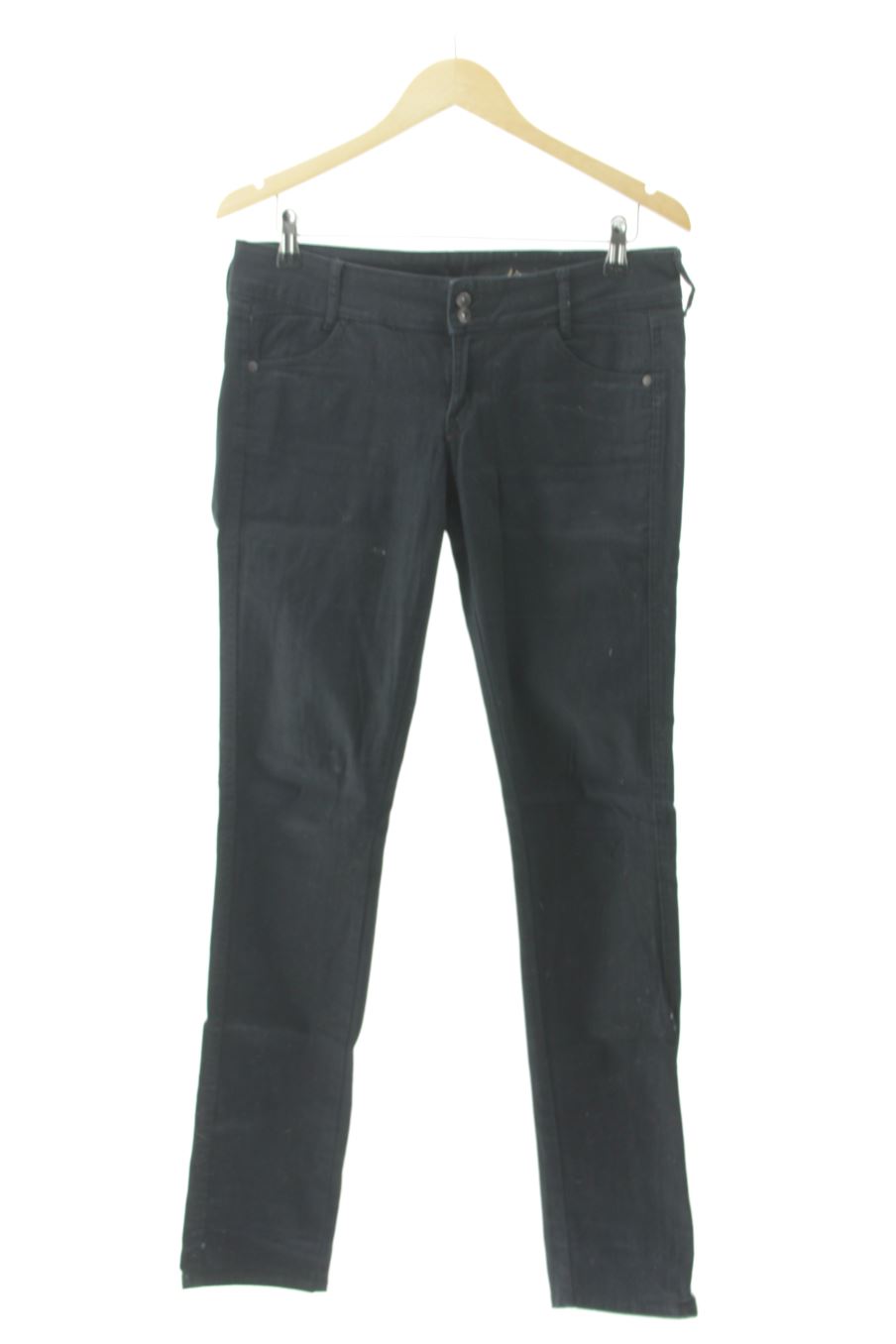 Jeans Mango de la taille 38, de couleur noir de denim
