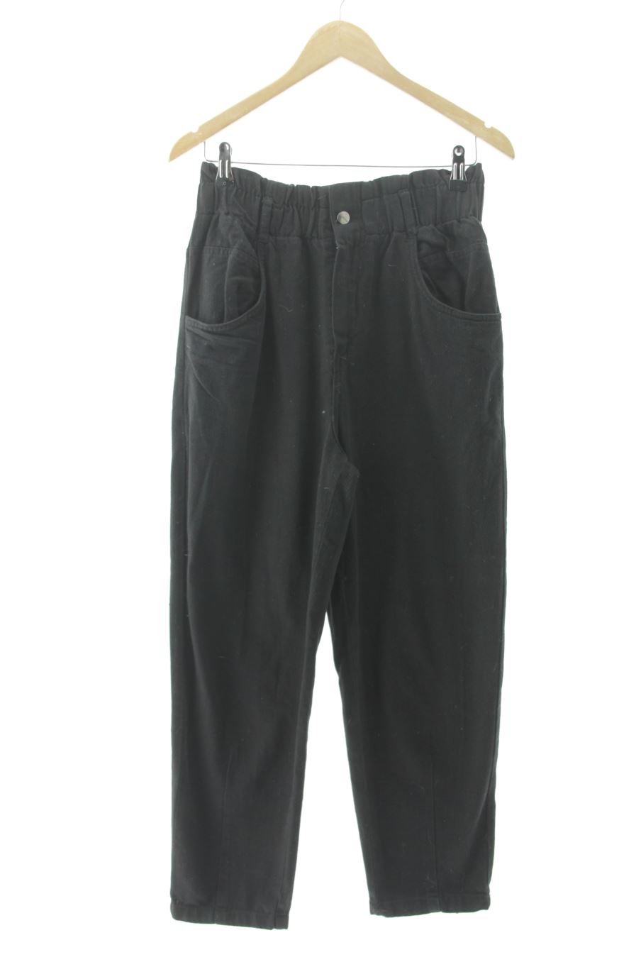 Pantaloni de Pull & Bear de la talla M, de color nero