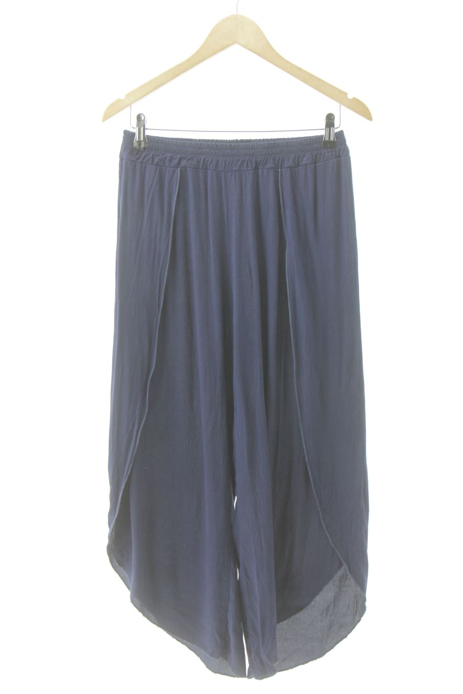 Pantaloni casual de Made in italy de la talla S, de color blu oltremare