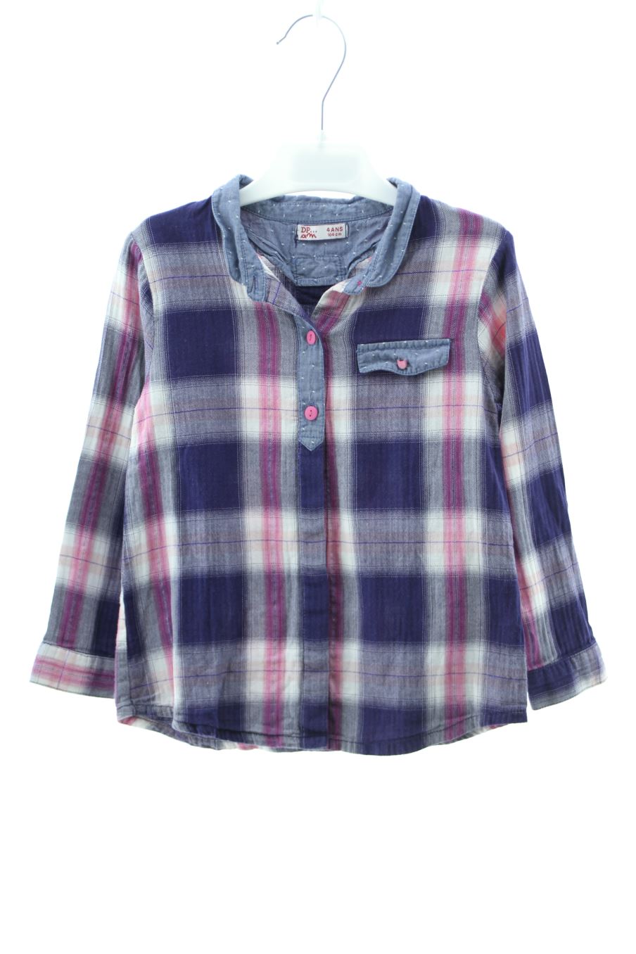 Chemise manches longues DPam (Du Pareil au meme) de la taille 4 ans de seconde main