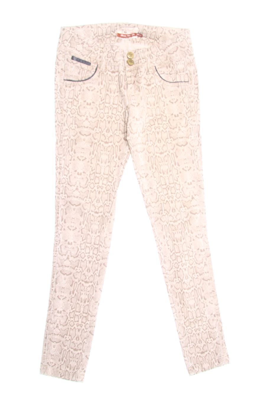 Jeans Bershka de la taille 36, de couleur animal print de denim