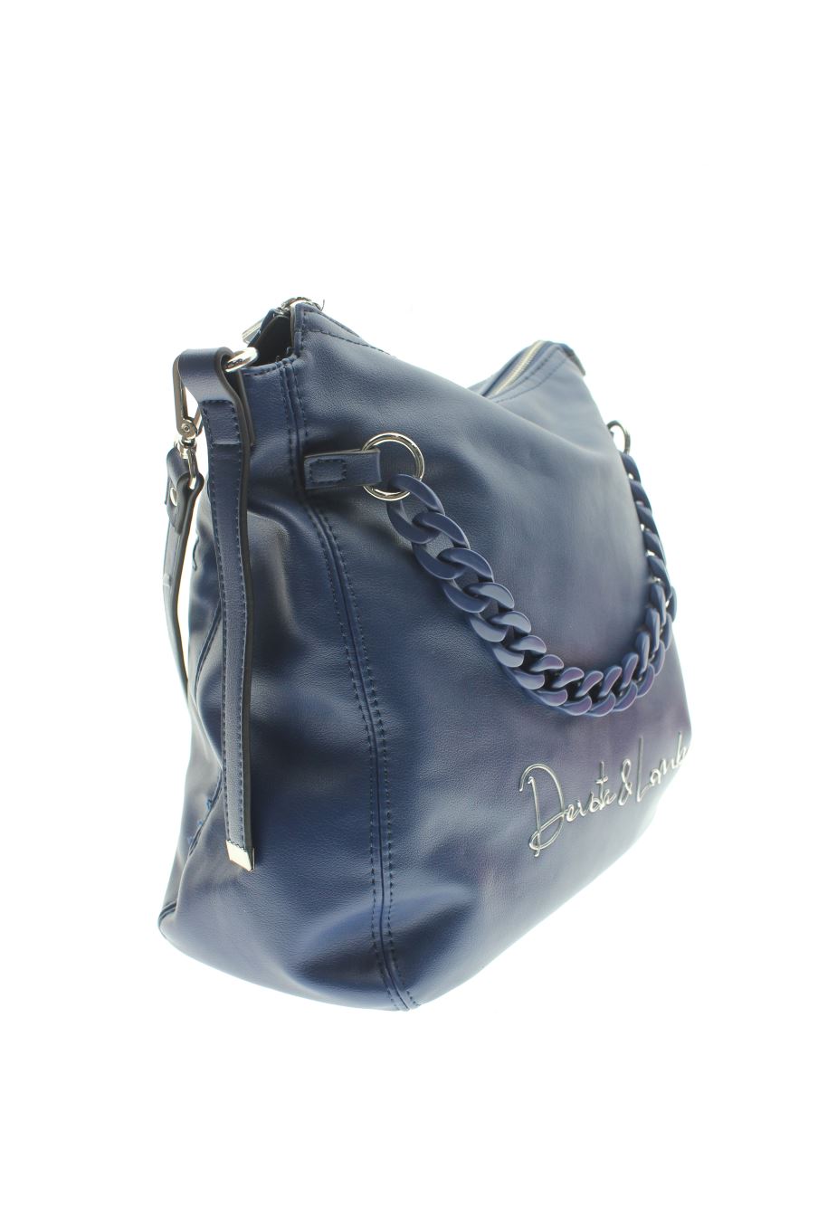 Bolso de Hombro Azul de Devota&Lomba