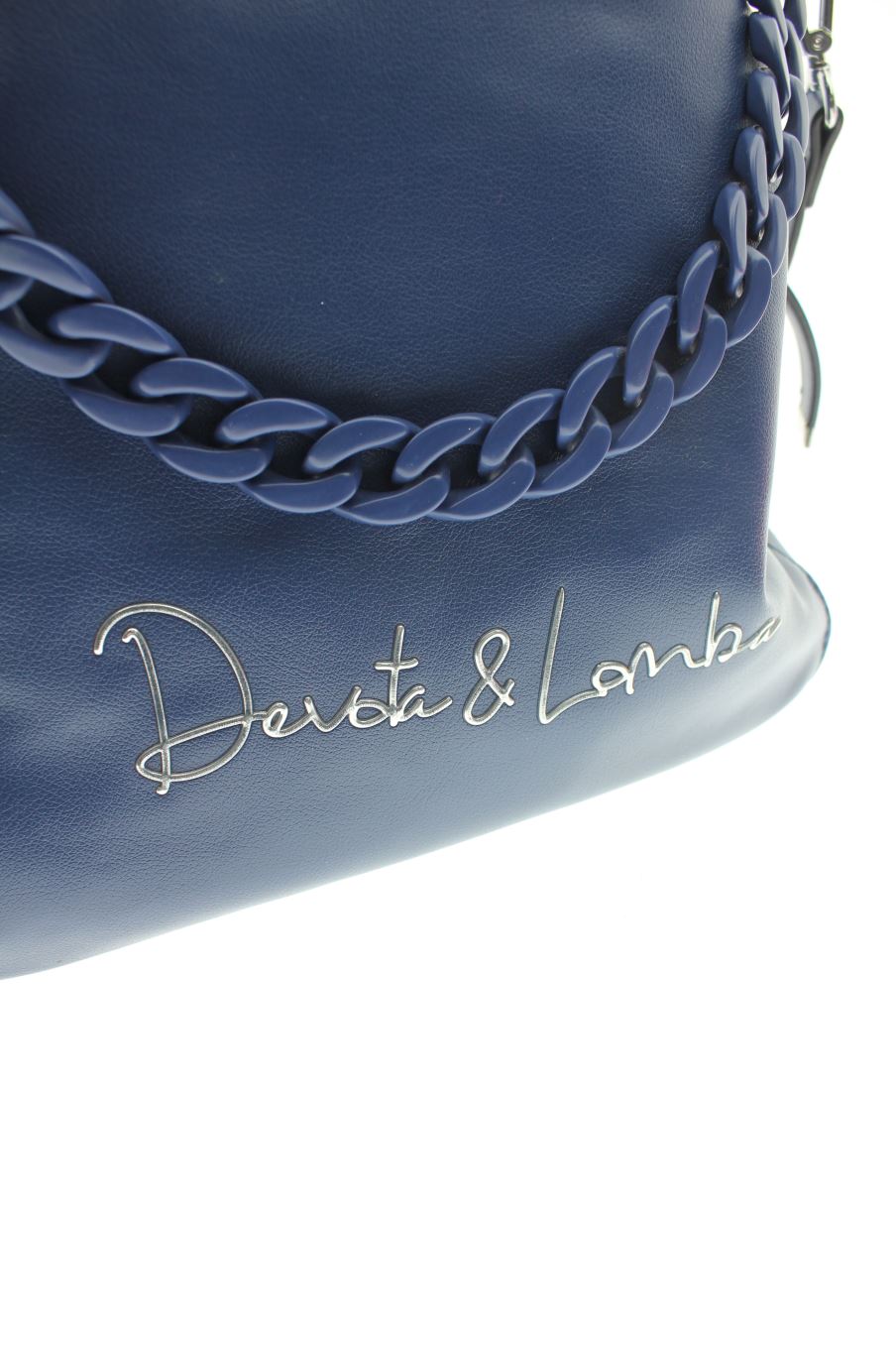 Bolso de Hombro Azul de Devota&Lomba