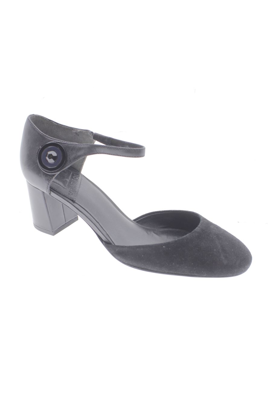 Sandalias tacon de What For de la talla 36, de color negro de