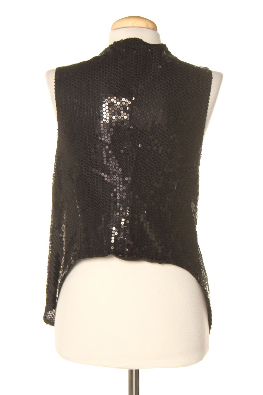 Chaleco de tela de Stradivarius de la talla S, de color negro