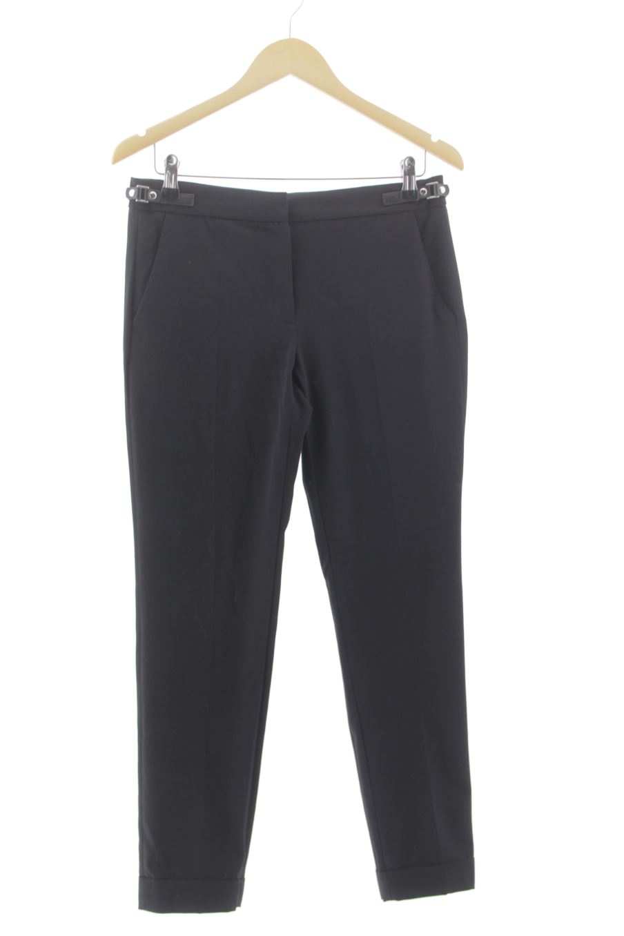 Pantalón de Mango de la talla 38, de color negro