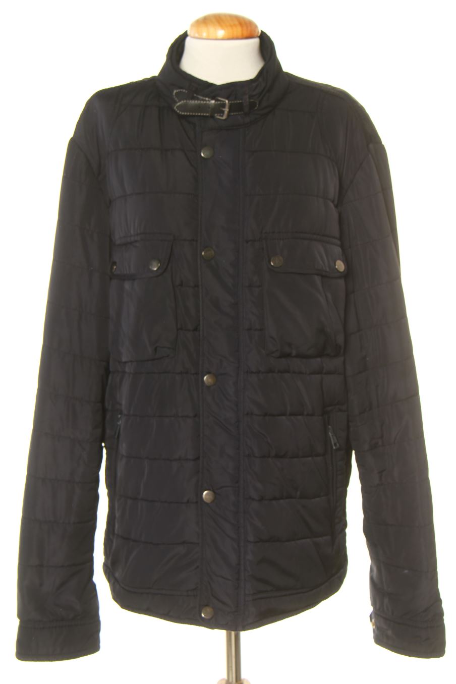 Blouson Boston de la taille L, de couleur bleu marine