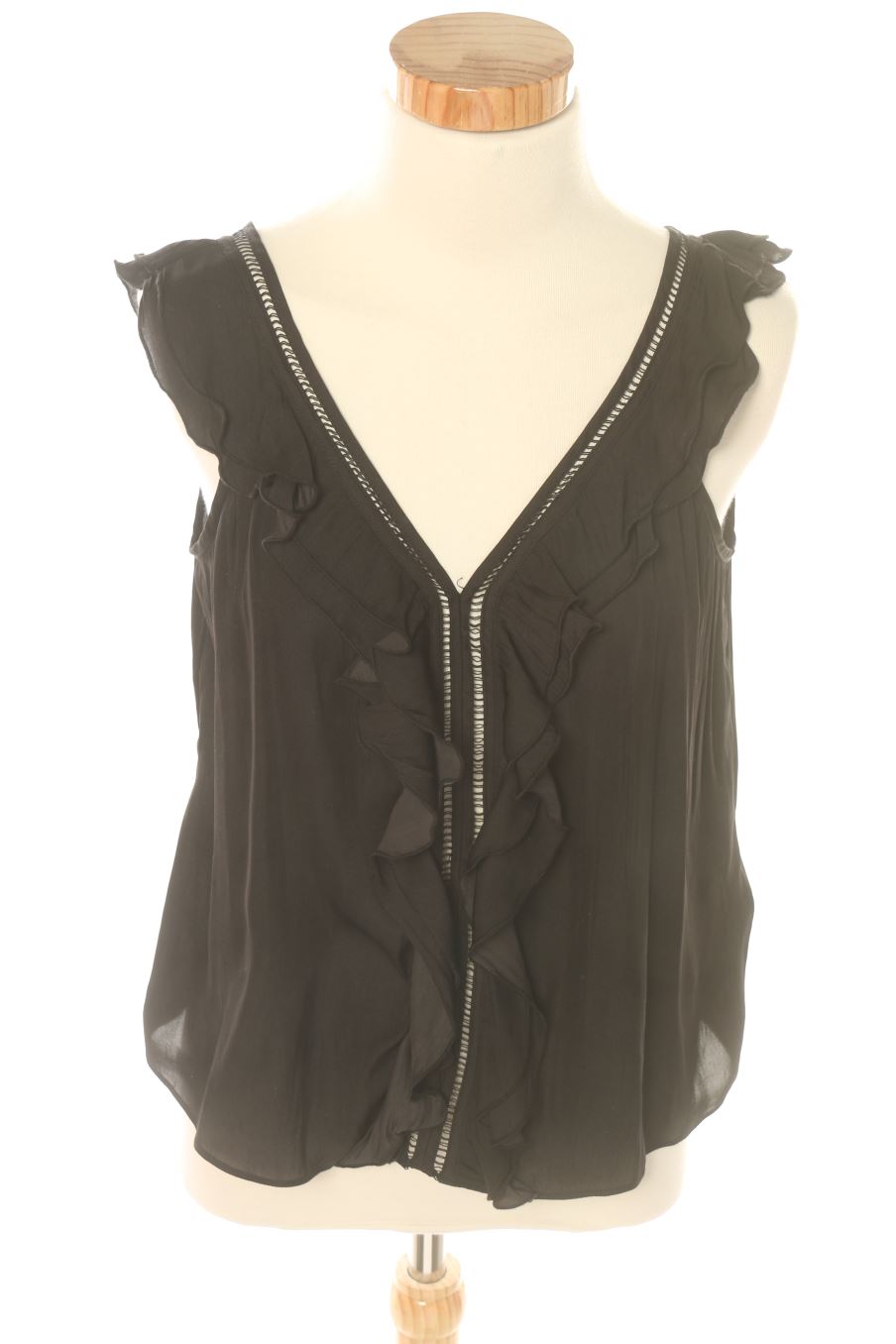 Top de H&M de la talla 36, de color negro