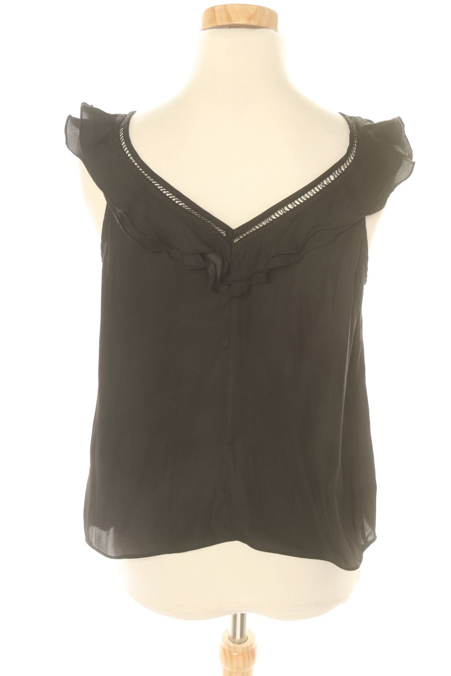 Top de H&M de la talla 36, de color negro