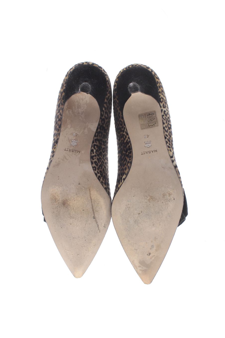 Zapatos de tacon de Magrit de la talla 40, de color animal print de