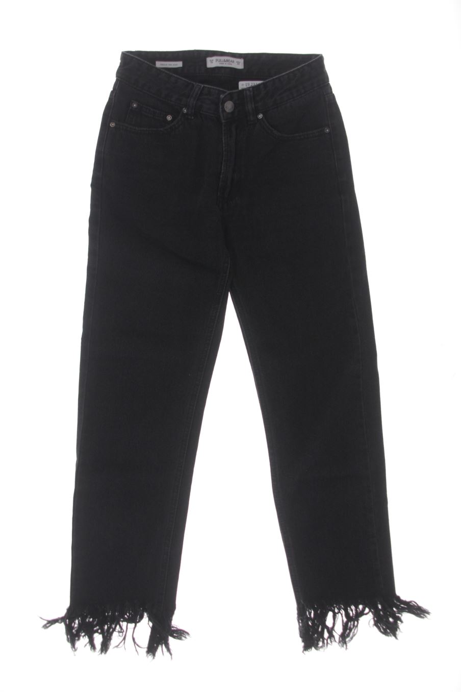 Vaquero de Pull & Bear de la talla 32, de color negro de ropa vaquera