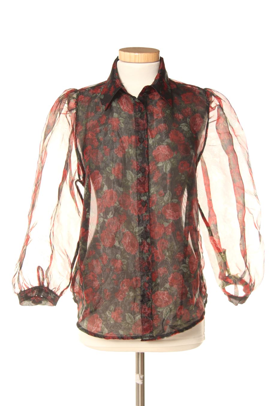 Hemd von Stradivarius Größe S, Farbe Geblümt, für