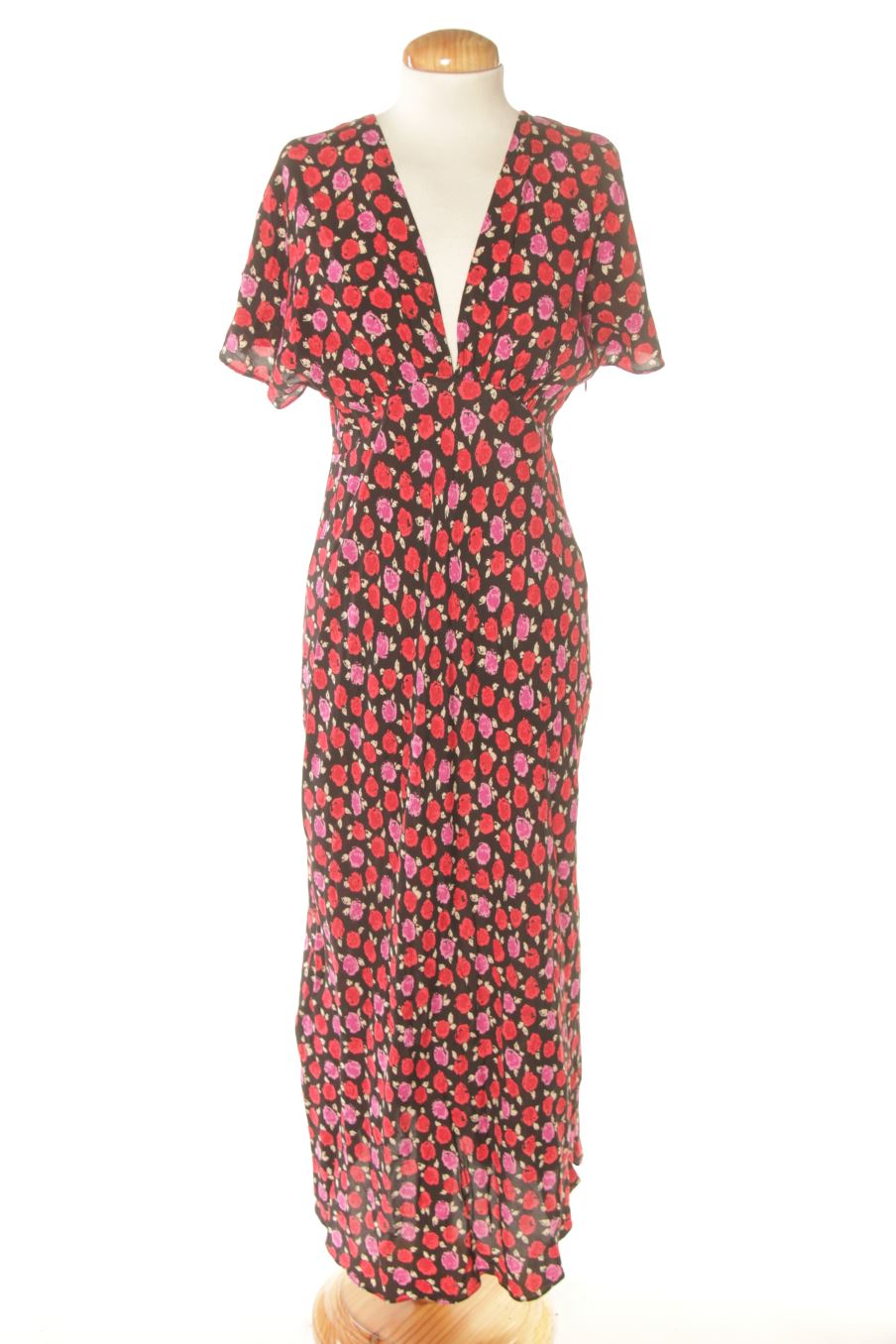 Robe casual Zara de la taille XS, de couleur fleurs